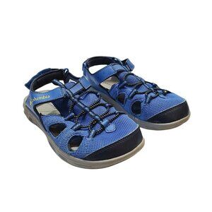 BOYS COLUMBIA TECHSUN WAVE SANDALS SIZE 4 Youth Closed Toe Water Shoes Blue